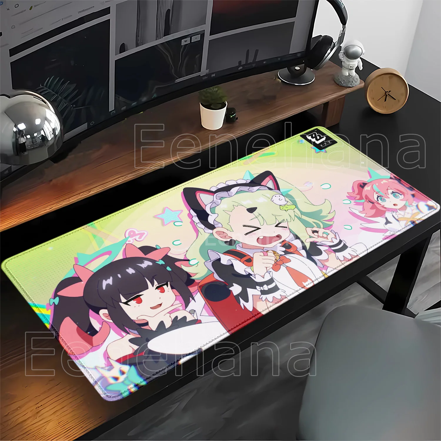 Sunna Aria Nangong Yu‌ Kawaii Large Mousepad AOD Angels of Delusion Anime Cute Girl Zenless Zone Zero Mouse Pad ZZZ Keyboard Mat
