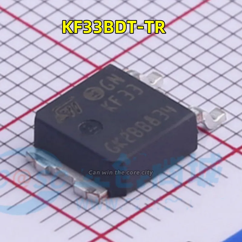 1-100 PCS/LOT The new imported KF33BDT-TR package TO-252 screen printing KF 33 linear voltage regulator