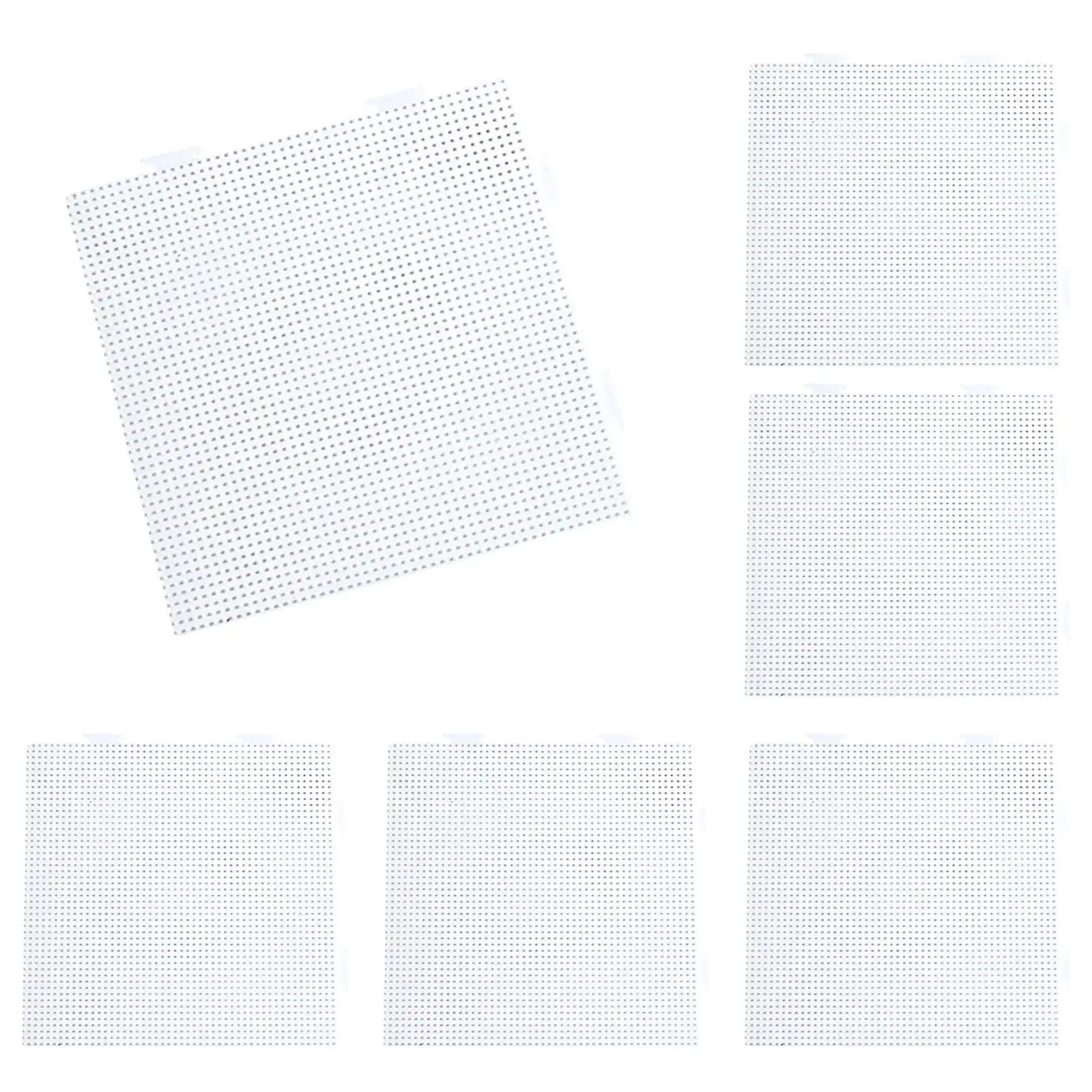 DIY Craft Ironing Paper Square Pegboards Kit Sturdy Plastic Fuse Beads Boards for Beading Artwork