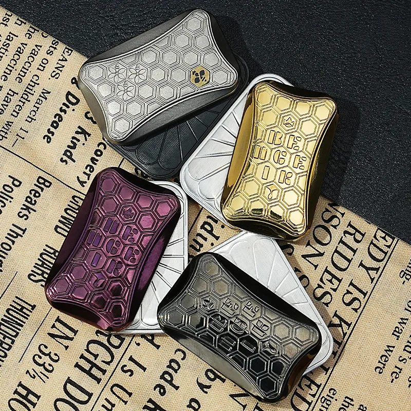 سبائك التيتانيوم المعادن الميكانيكية المنزلق تململ المغناطيسي دفع بطاقة الدورية دفع لوحة عملة EDC الحسية مكافحة لعبة لتخفيف التوتر