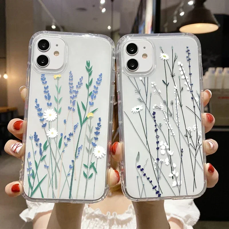 

Floral Case For Samsung S23 Ultra S22 S21 S20 FE A54 5G A53 A52 A13 A12 A14 A51 A34 A33 A32 A23 A22 A71 A72 A73 TPU Funda Covers