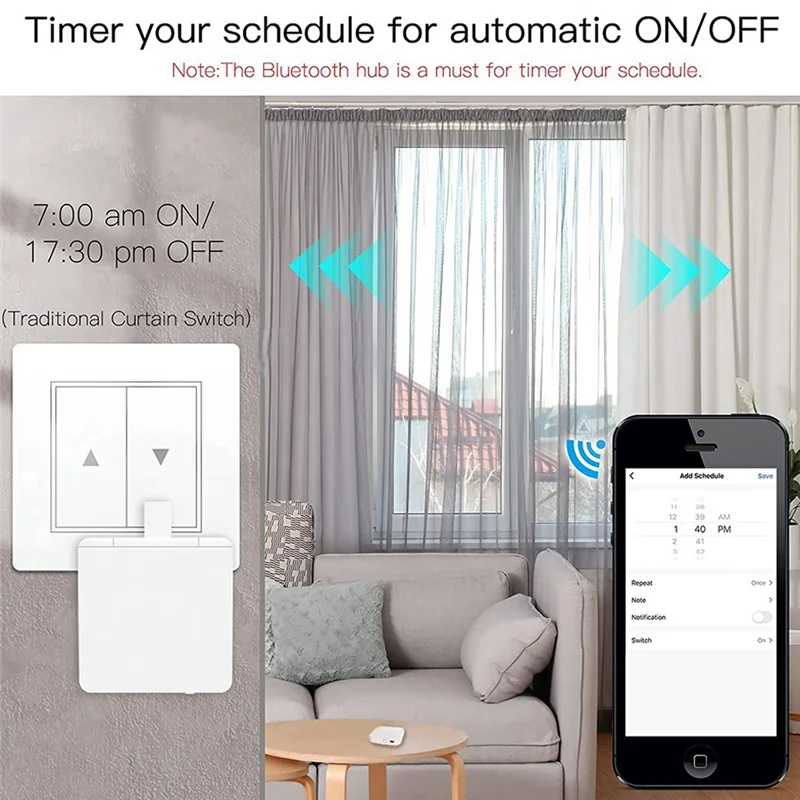 Tuya Hub Link Fingerbot to Wi-Fi (Support 2.4GHz) ,IFTTT and Timmer Control, 1 Gate Way Can Connect Multiple Fingerbots SQ