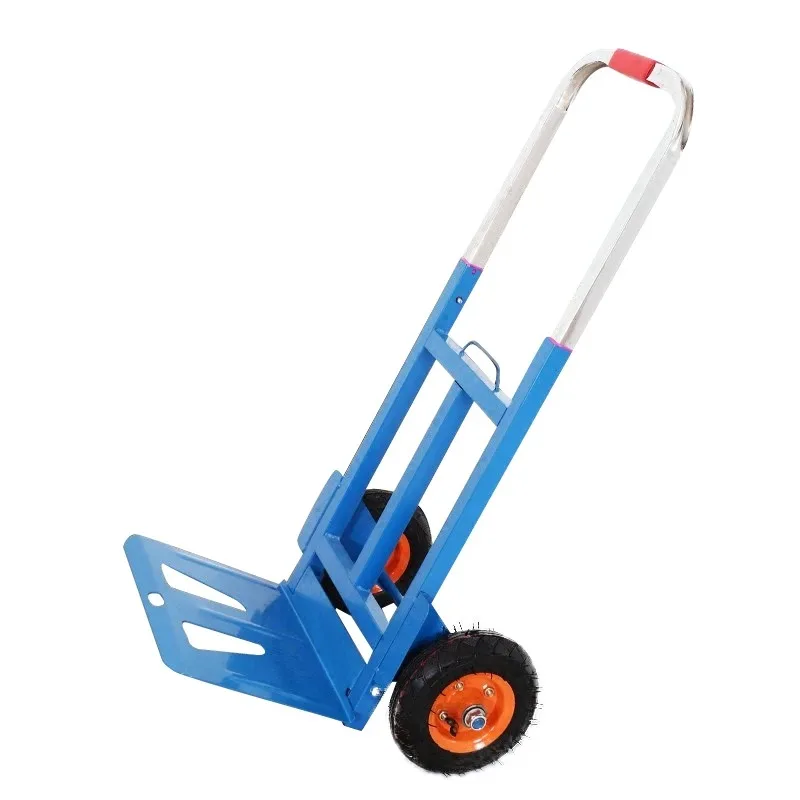 Extra-thick folding hand cart, luggage cart, heavy king cart