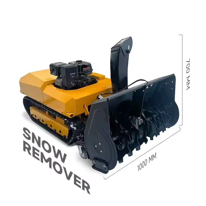 Crawler Remote Control Snowplow EPA Engine Power Shovel Snow Robot with Best Discount