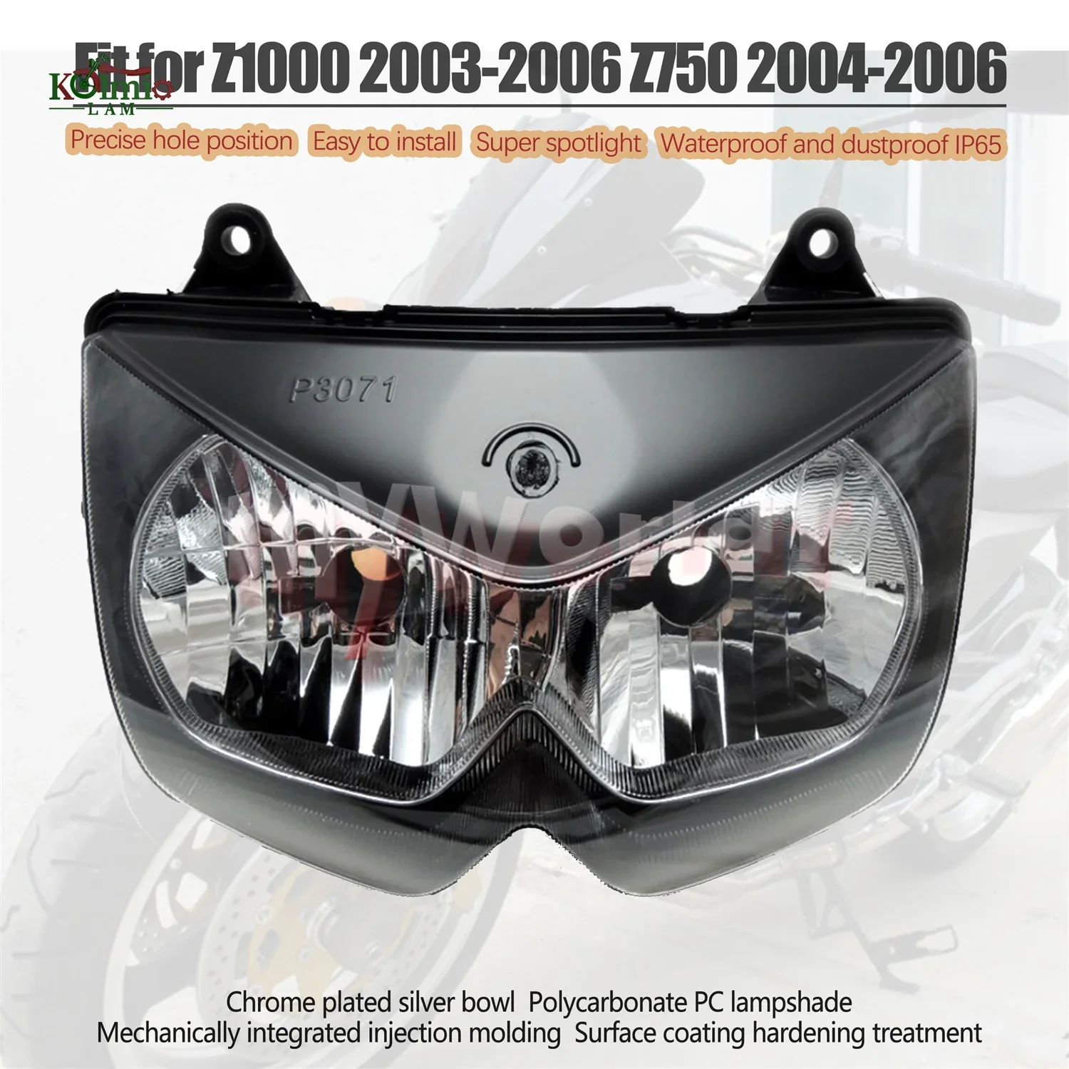 Fit For KAWASAKI Z1000 2003 - 2006 Motorcycle Front Upper Fairing Cowl Nose Or Headlight Z 1000 2004 2005 03 04 05 06