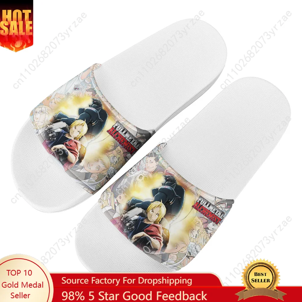 

Fullmetal Alchemist Sandals Home Slippers Water Shoes Men Women Teenagers Sandal Bathroom Beach Swimming Pool Customize Slipper