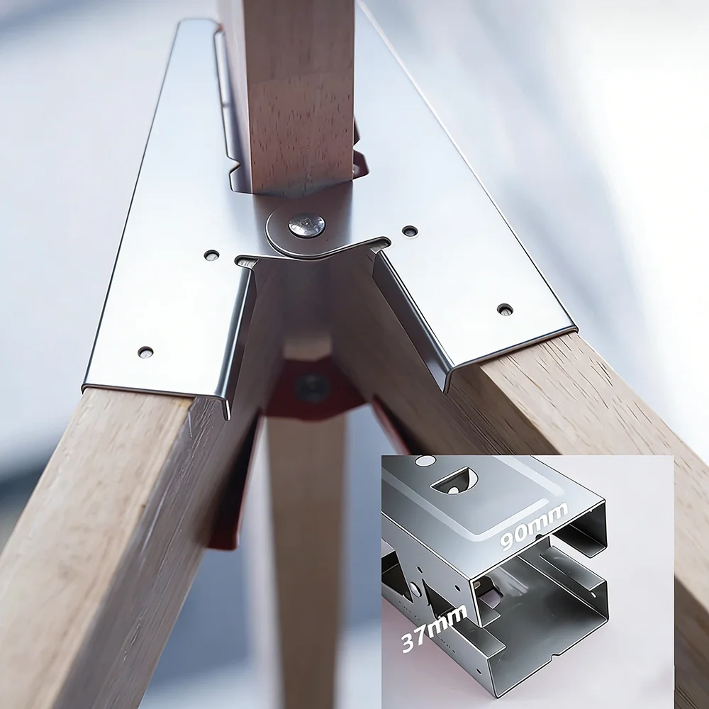 4個のソーホースブラケット、丈夫で使いやすい金属ブラケット、 - Woodworking Kumiko のレビューと価格