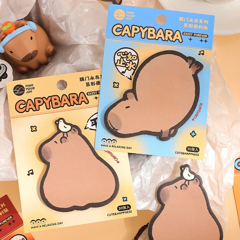 30 ชิ้นน่ารักการ์ตูน Sticky Notes Creative Kawaii สัตว์รูปร่าง Self - Stick Notes Office Tab อุปกรณ์เครื่องเขียนของขวัญวันเกิด