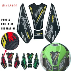 5D Motorcycle Tank Pad Protector Stickers For Kawasaki NINJA 400 EX400 ZX4R Tank Pad Gas Tank Traction Pads Decal Accessories 3D