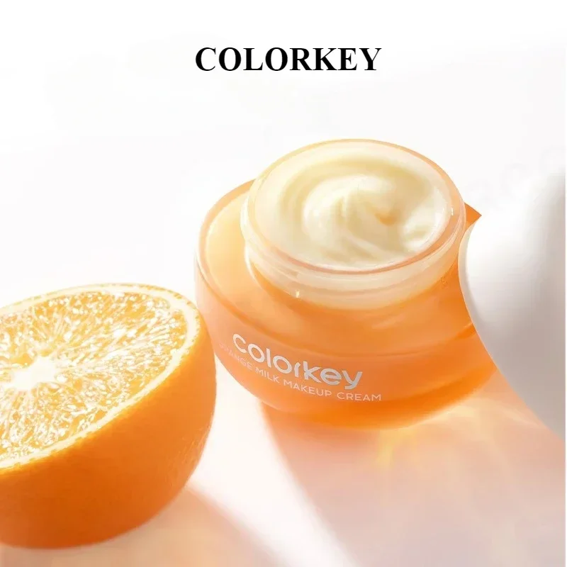 

Colorkey Orange Face Cream Pre Makeup Primer Isolating Paste Cream Moisturizing Pre Invisible pores Face Makeup