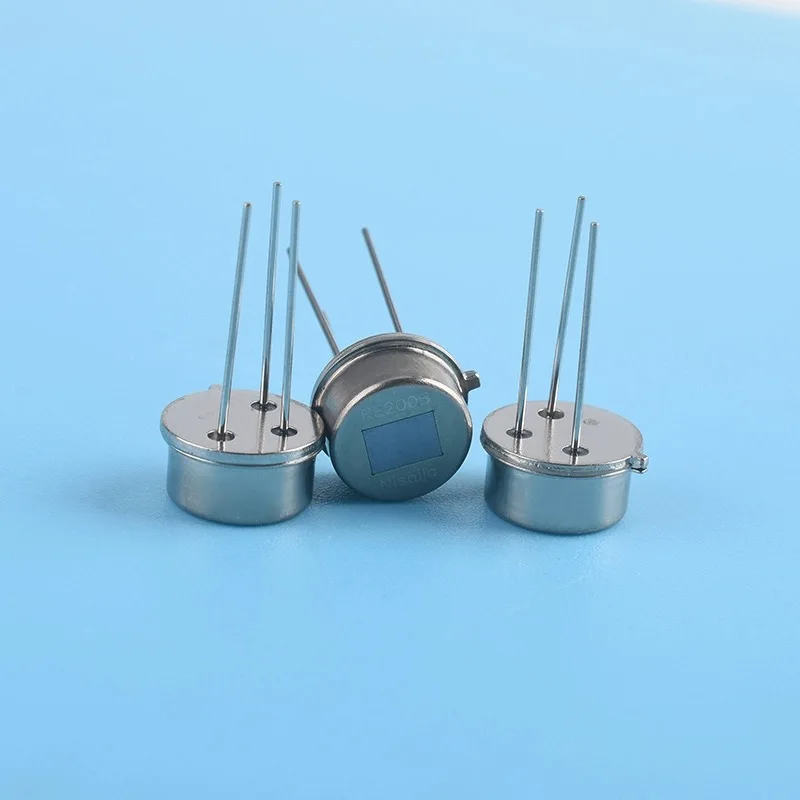 2PCS Human Body Infrared Pyroelectric Sensor RE200B-P Brand New Original PIR Human Body Sensing Switch/Probe