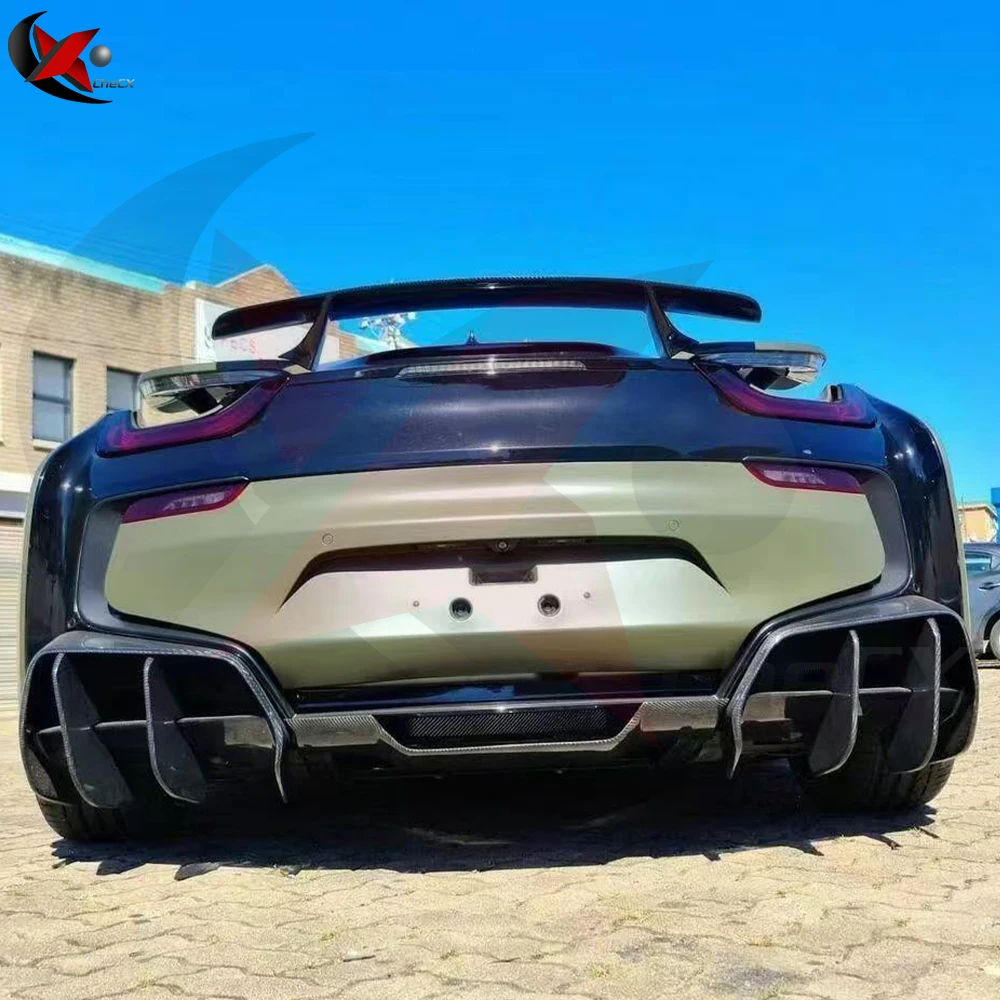 

For BMW I8 Coupe 2014-2019 Carbon Fiber Trunk Wing GT Style Rear Spoiler FRP Forged Carbon Fiber Accessories