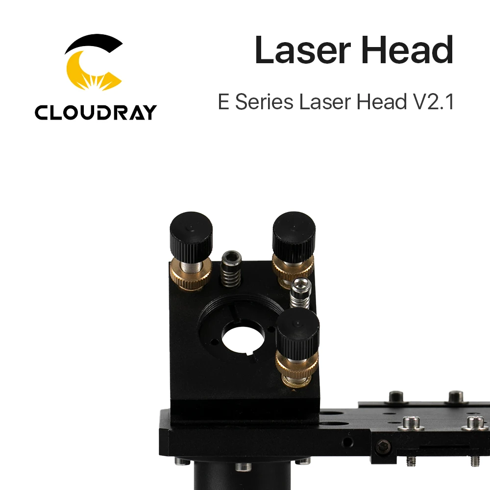 Cloudray E Series: CO2 Laser Head for Lens D18mm FL38.1 D20mm FL50.8 & 63.5 & 101.6 mm Mirror 25mm for Laser Cutting Machine