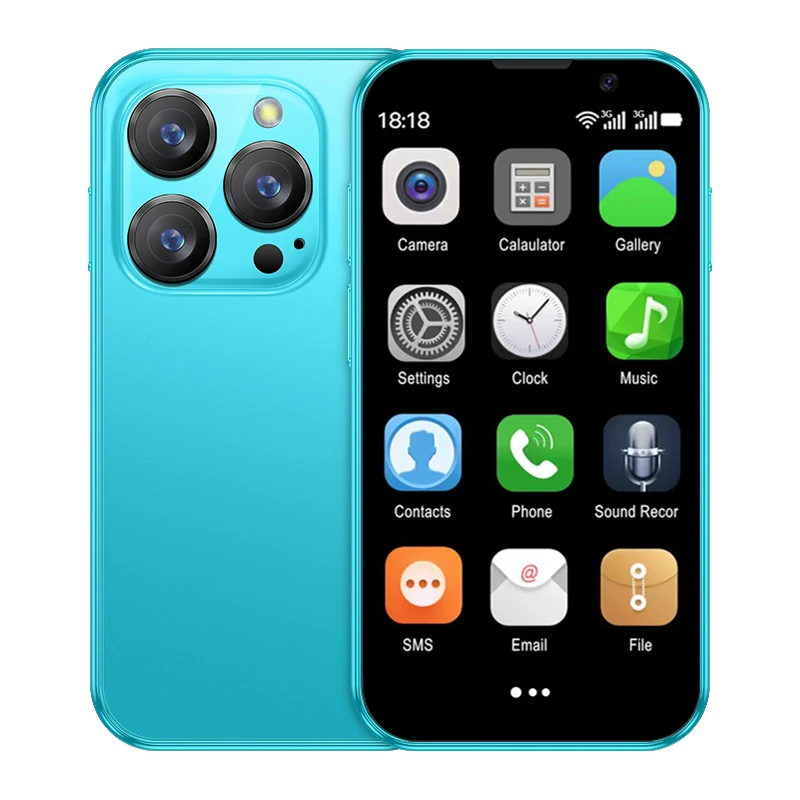SERVO 16SE Mini Android Smartphone Dual SIM Standby 16GB ROM Play Store Wifi GPS Gezicht Ontgrendelen 3G WCDMA 3.0 "Kleine Slimme Mobiele Telefoon