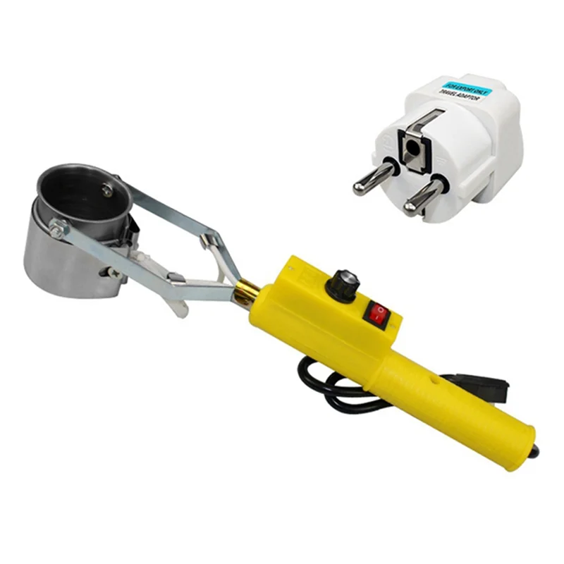 AA63 HOT 300W Tin Melting Solder Pot Handheld Soldering Repair Furnace Adjustable Temperature Desoldering Pot Tool EU Plug Easy
