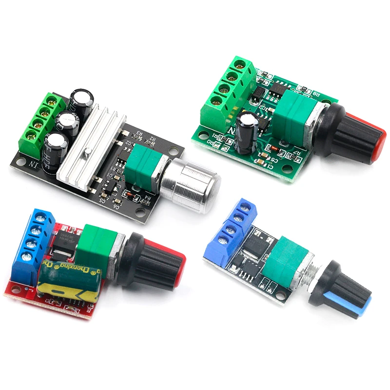 PWM DC Motor Governor 2A 3A 5A 10A 90W Speed Control Switch Switch Function 1803BK 1203BK Adjustable Module Switch Function
