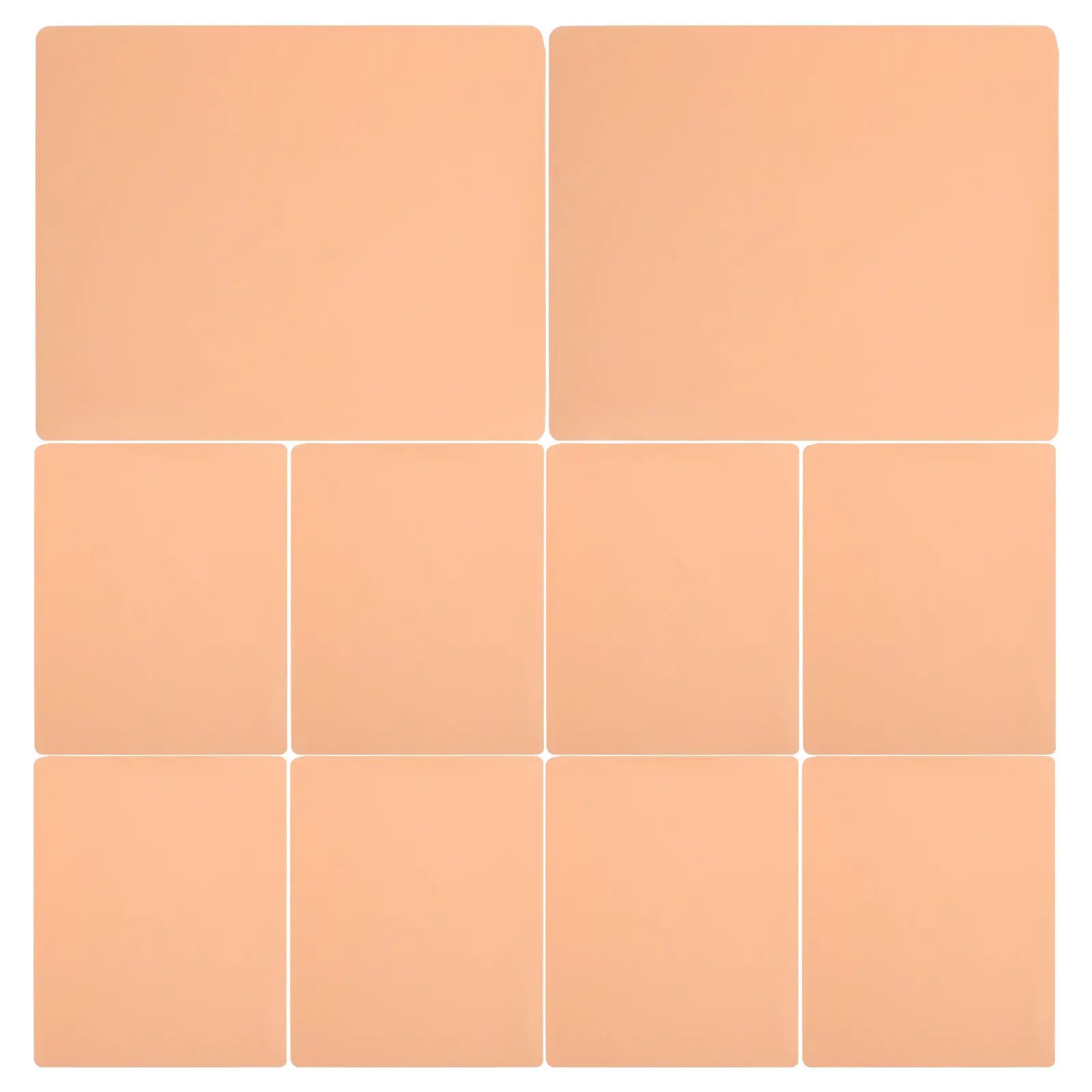 

30Pcs Tattoo Practice Skin Silicone Fake Skin Blank 5.7x7.1 Double Sided Reusable Tattoo Practice Pad for Professionals