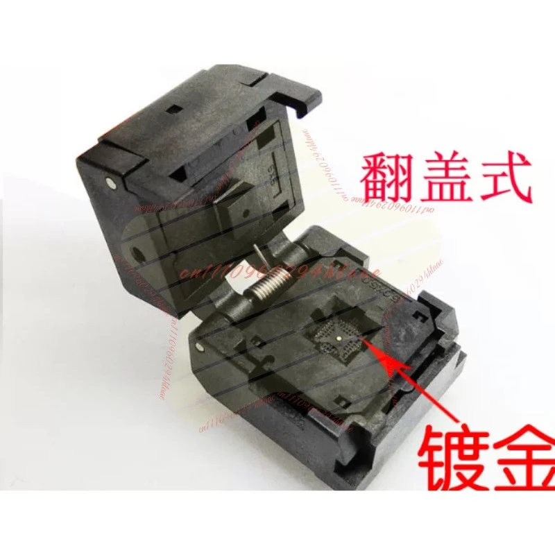 QFN32 MLF32 IC Test Socket IC549-0324-006-G 0.4mm Pitch 4x4mm Flash Adapter Clamshell Programming Socket