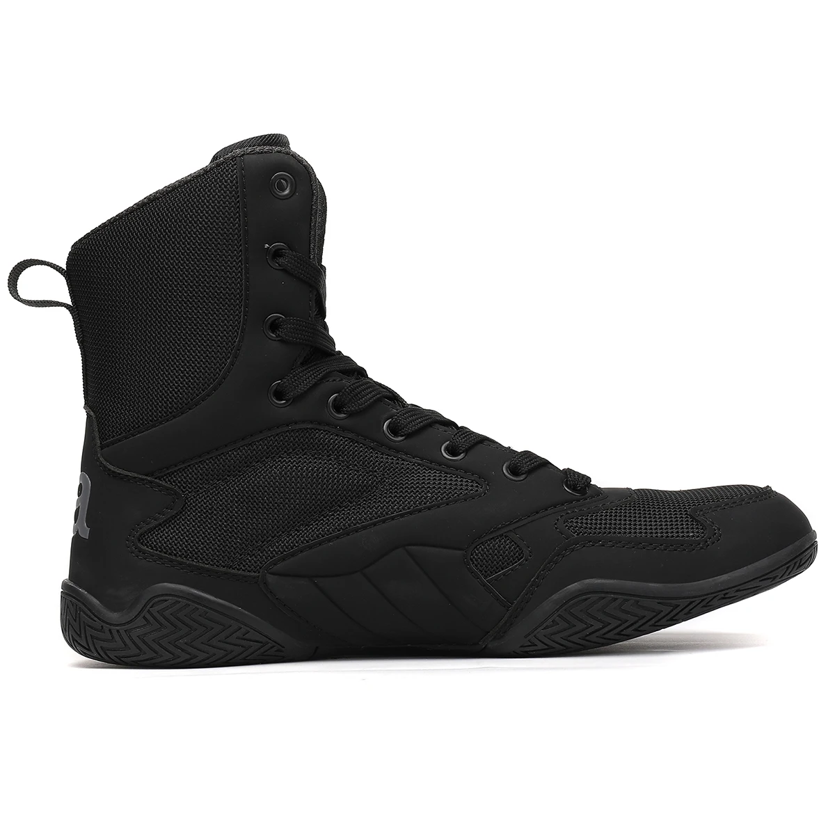 A6002 Herren High-Top Boxtrainingsschuhe Jugendliche Mesh-Ringerschuhe Leichte Fitness-Sneaker Outdoor-Sportschuhe – Detail 3