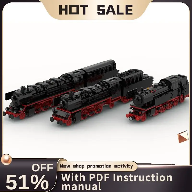 Nouveau 3355 pièces ville technique Train pistes chemin de fer Moc Locomotives à vapeur ensemble modèle blocs de construction bricolage idées créatives enfants jouet cadeau