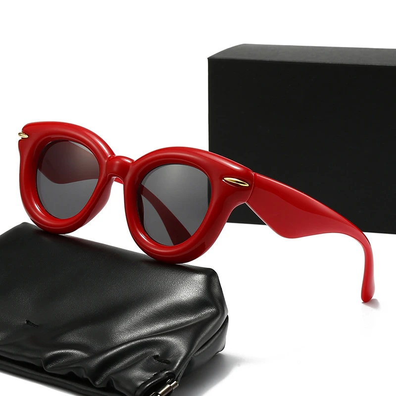 

Stylish Fashion Sunglasses 2024 Men Women Designer Luxury Shades Frame Brand Custom Glasses frame bubble dramatic party club