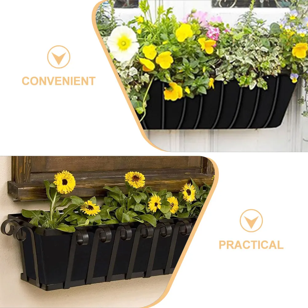 

4 Pcs Trapezoidal Felt Planters Inserts Large Size Hanging Basket Liner for Plants Grow Pot Nursery Outdoor Garden Trough