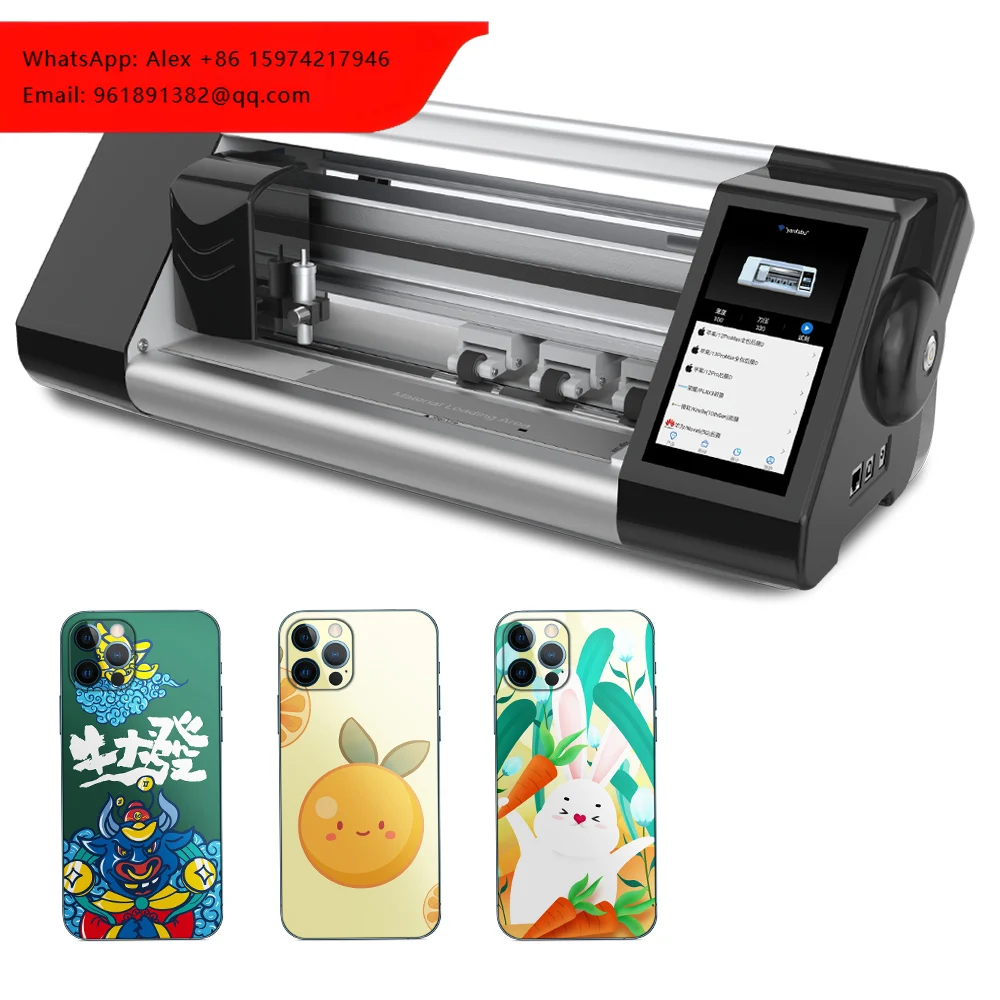 

FONLYU Factory OEM 13 Inch Big Touch Screen Cutter Plotter Mobile Phone Hydrogel Film Cutting Machine For Screen Protector