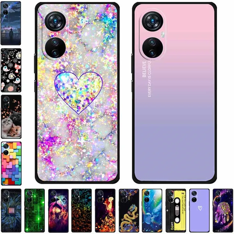 For Blackview A200 Pro Case Silicone Shockproof Luxury Soft Back Cases for Blackview A 200 Pro A200Pro TPU Coque Cut Cat Cover