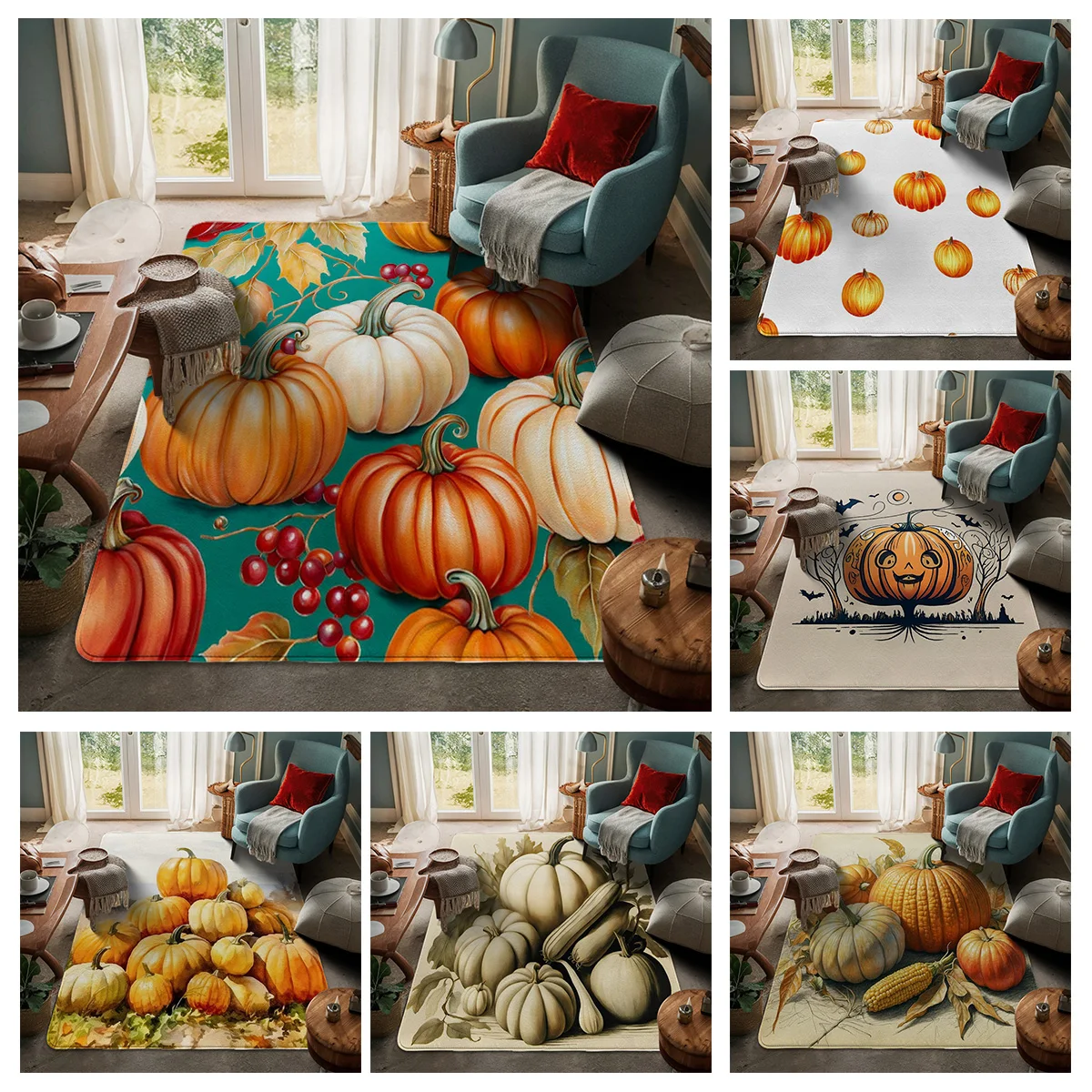 

House entrance carpet Home door mat Modern Nordic style Room Bath Foot bathroom non-slip Kitchen water Halloween rugs Abstract