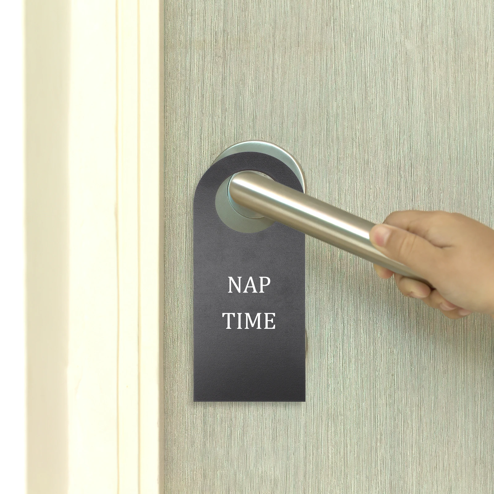 

6 Pcs Door Handle Blackboard Sign Office Hanger Wooden Chalkboards Hanging Tags