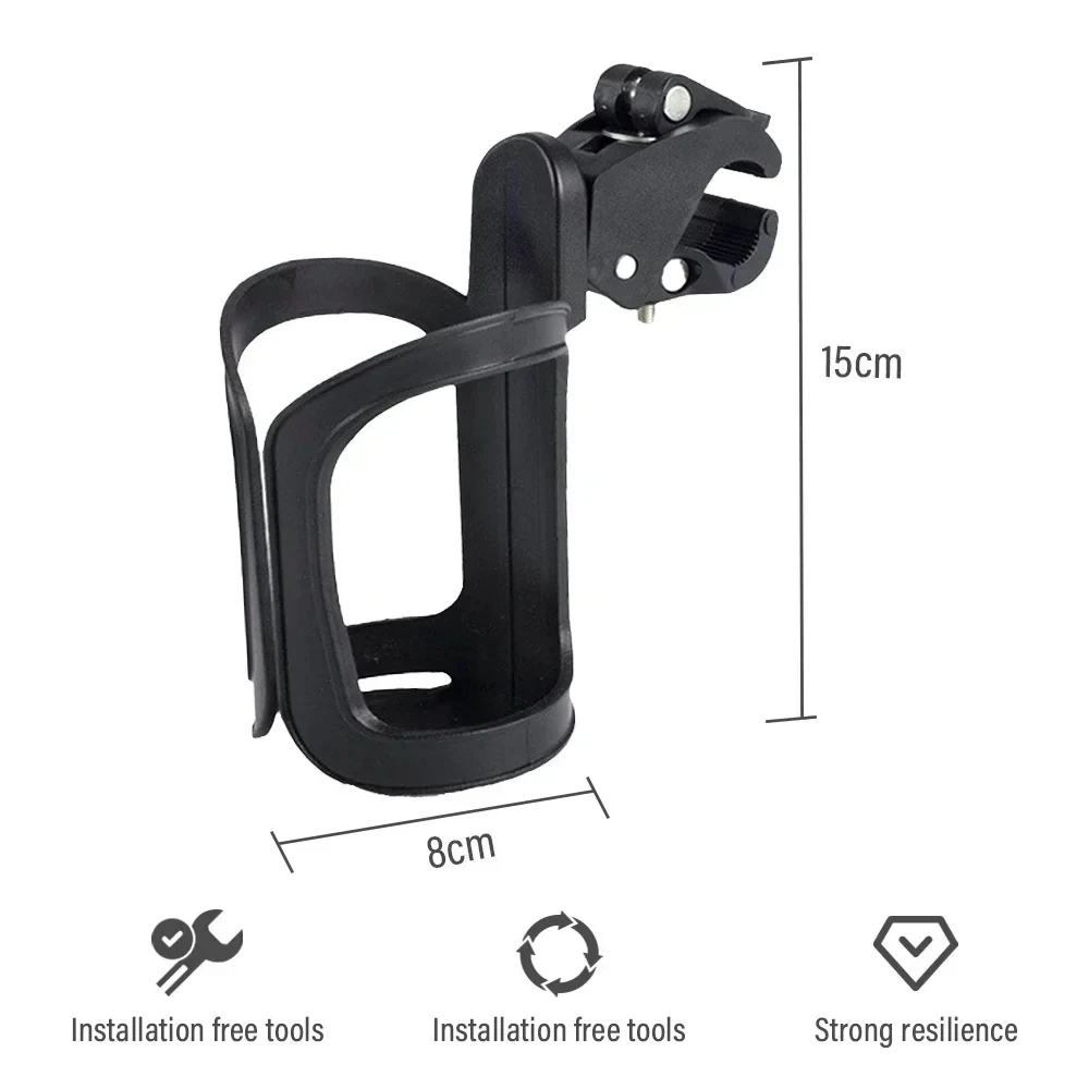 1/2pcs Bicycle Bottle Cage MTB Water Bottle Holder for Kids' Bikes Strollers Carts Universal Cup Holder Rack