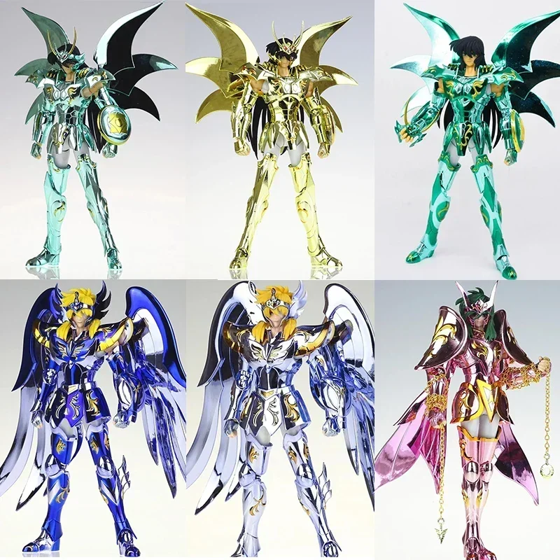 [متوفر] JM.MST Saint Seiya Myth Cloth EXM Dragon Shiryu Hyoga Cygnus Andromeda Shun God V4 Zodiac Knights Action Figure