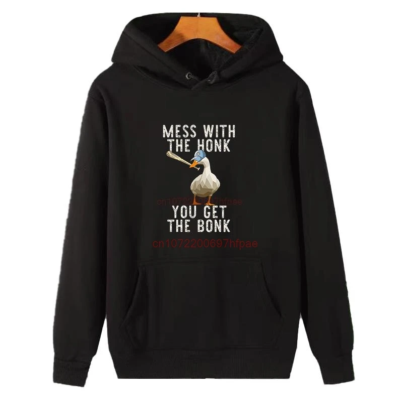 Untitled Goose Game Fashion Graphic Hooded Sweatshirts Goose Game Honk Repeat New In Hoodies & Sweatshirts Winter Pullovers