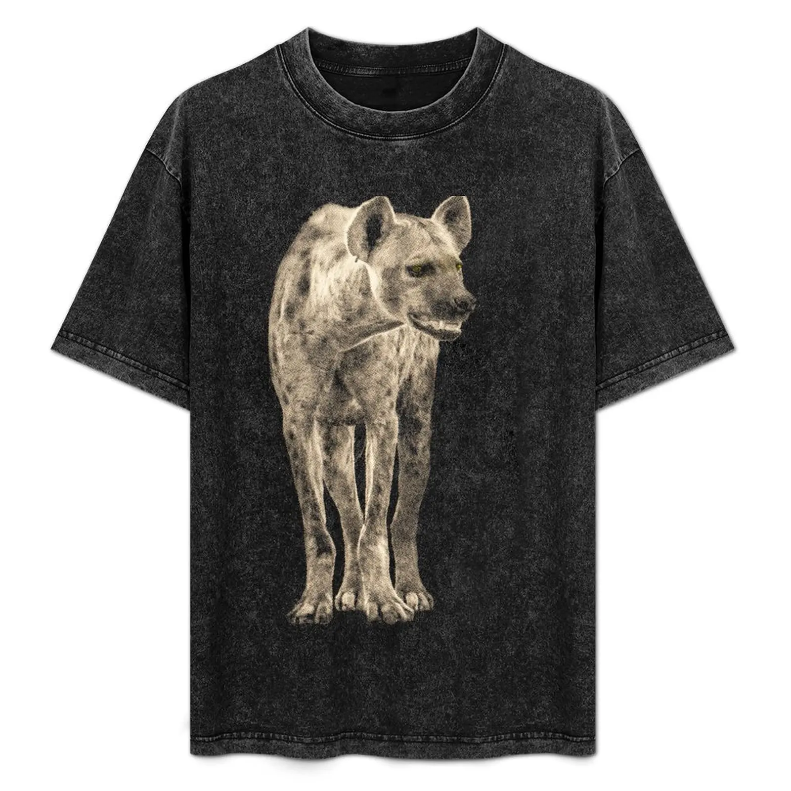 

Spotted Hyena in Vintage Sepia T-Shirt Classic Basic Casual T-Shirt