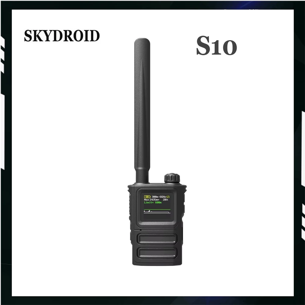 Skydroid S10 Handheld Drone Alarmer 300M-6GHz Ultra-wide Detection Range Up To 1 km Detection Distance