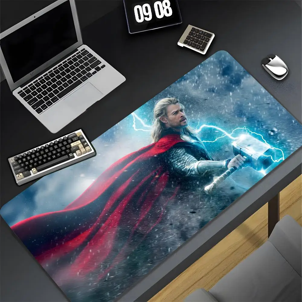 Thor Mouse Pad XXL Gamer Gaming PC Computer Otaku Locking Edge DIY Customized Photo Laptop Notebook Desk Mat