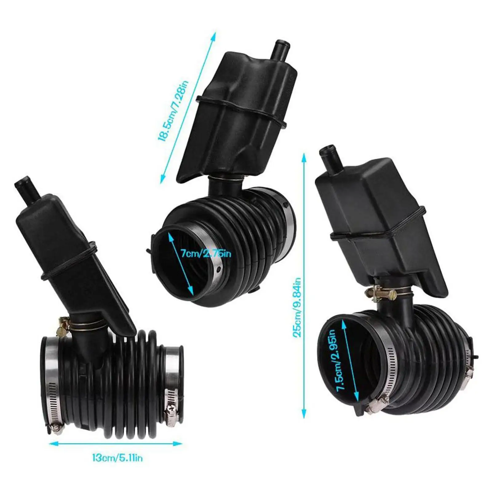 Air Intake System Duct Hose Engine Boot Vacuum Tube Plug and Play Replacement for Murano 2009-2013 Quest 2011-2013