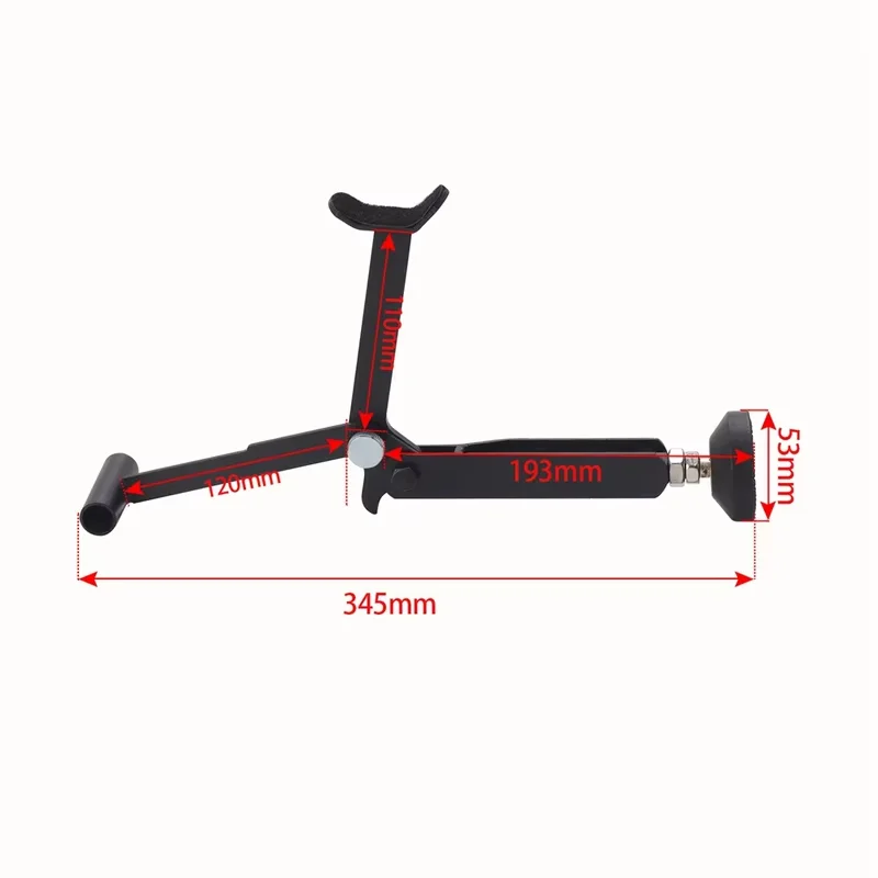 Motorcycle Stand Lifting Support Frame Foldable Heavy Lift Stand Stable Crane Frame For Motorcycle With Upgraded Armrest image 6