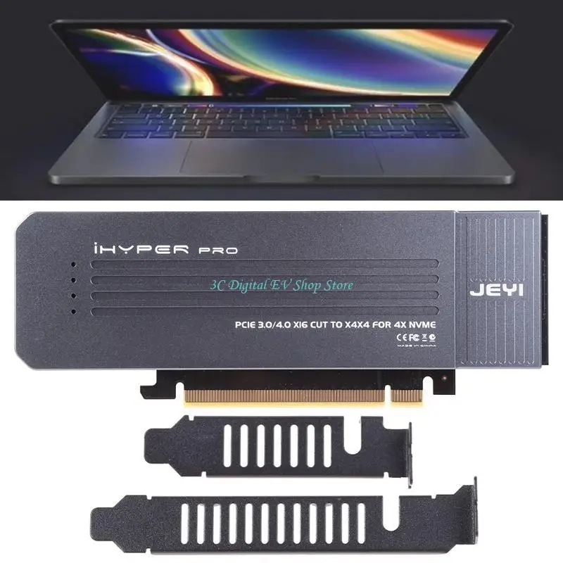 

E74D for M.2 NVMe SSD to PCIE X16 Adapter for M for Key Card Support PCI for Express 2280 Size for m