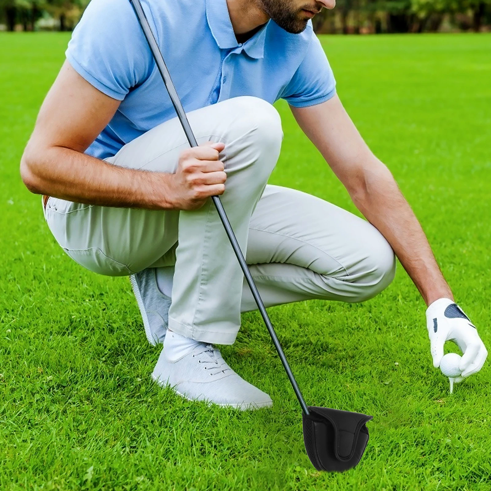 

Club Cover Covers Sleeve Sleeves Putter Universal Pusher Golfs Protective Semi-circular