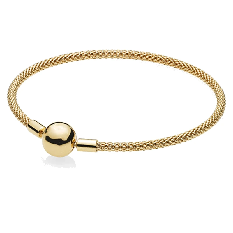 Authentic original logo 100% 925 sterling silver pan   bracelet for women fashion luxury snake bracelet jewelry