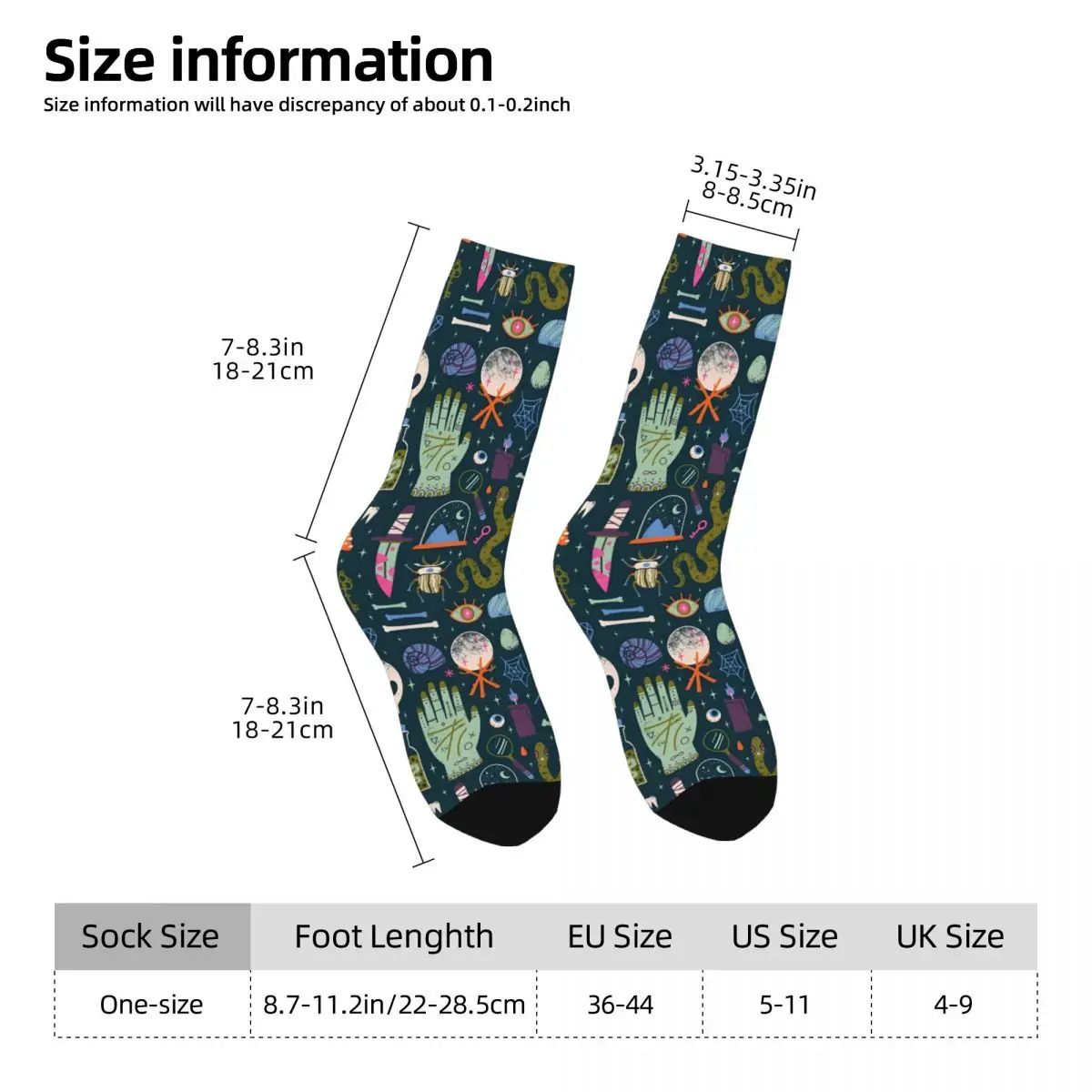 Retro Curiosities Men's compression Socks Unisex Street Style Seamless Printed Novelty Crew Sock