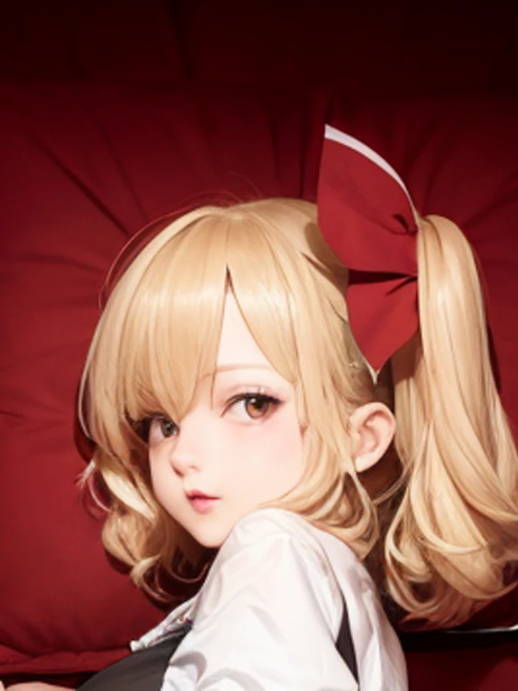 Dakimakura Anime Flandre Scarlet Double-sided Print 2WAY Tricot Life-size Body Pillow Cover Pillowcase Custom print
