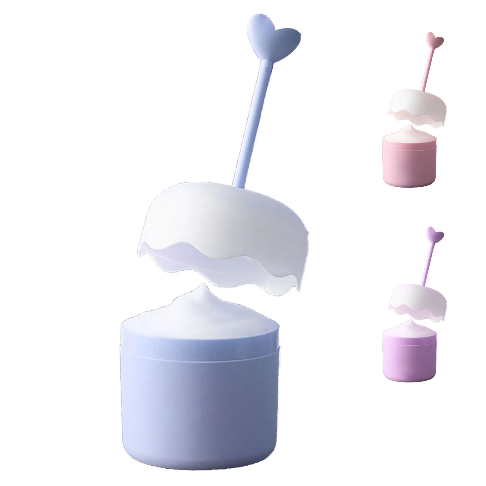 Bubble Foamer Device Facial Cleanser Foam Maker Cup Portable Press Lovely Cleanser Bubble Foaming Device Cleanser Foam Maker Cup