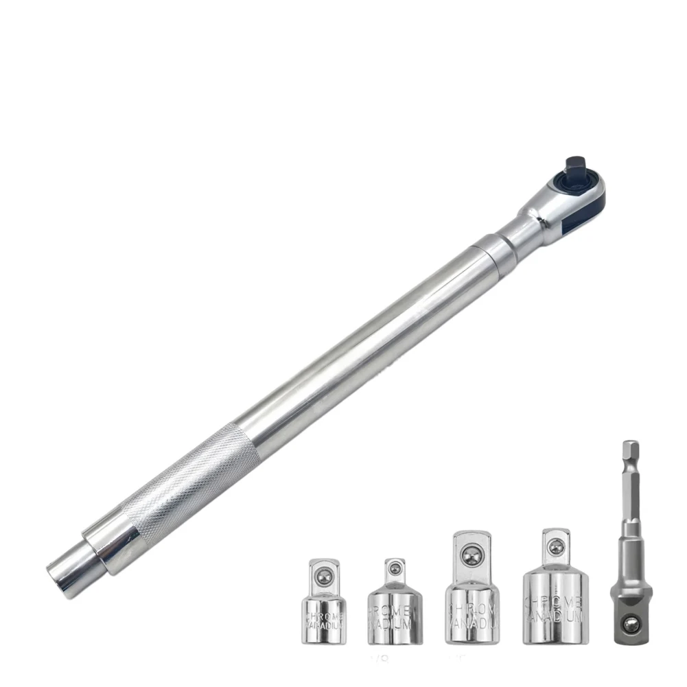 High Torque Wrench Extender Wrench Quick Change System 435*30mm 17.12*1.18in Automatic Wrench Narrow Neck 1.18in