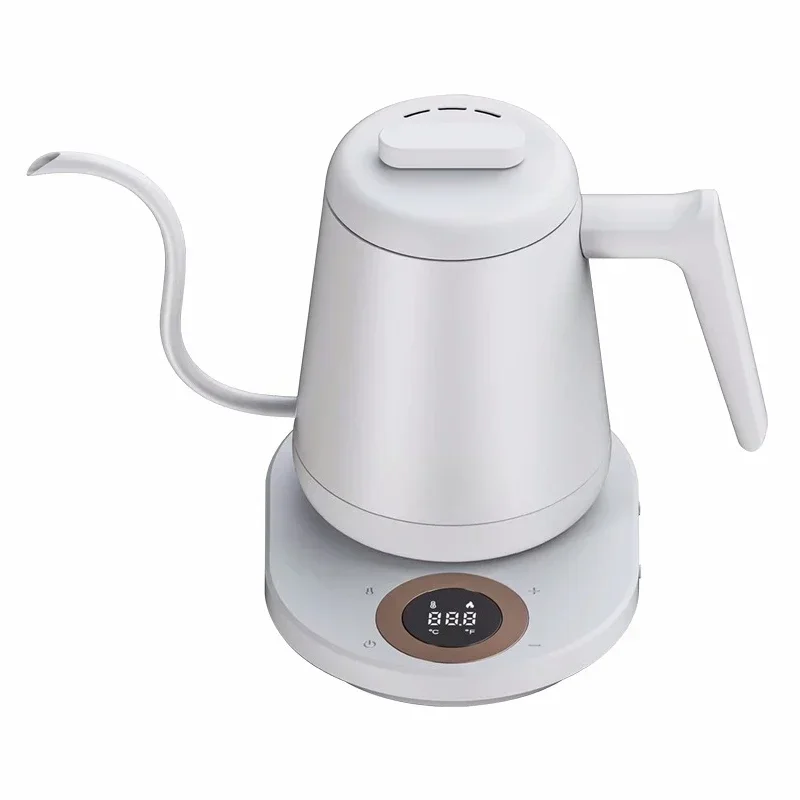 

Coffee hand brewing pot Intelligent temperature control constant temperature kettle Stainless steel brewing pot Small mouth long
