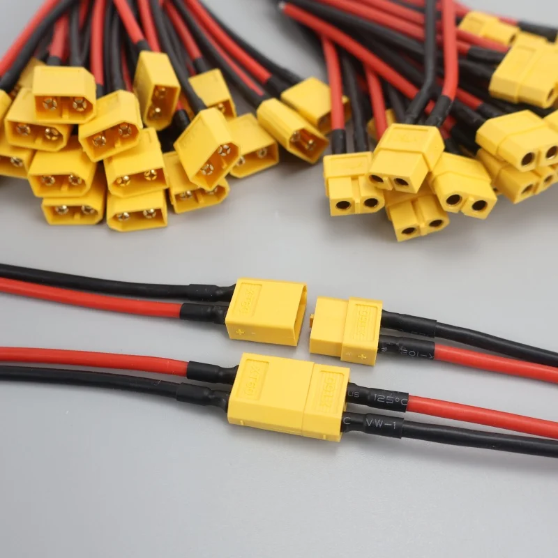 XT60 Battery Male Female Connector Plug with 14AWG Silicone Wire Cable For RC Airplane Lipo Battery ESC FPV Drone Car Boat