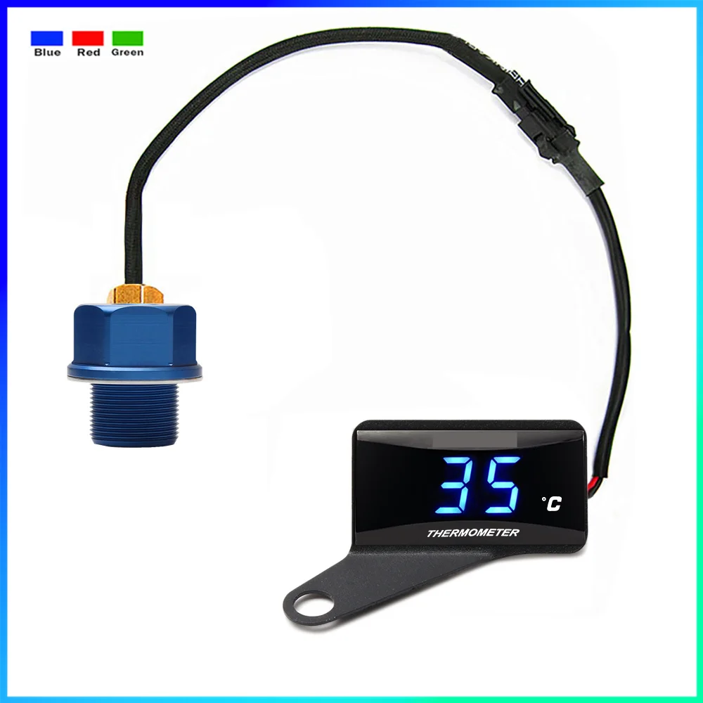 Koso compteur d'huile de température de moto pour NMAX XMAX CB400 CB500X adaptateur de thermomètre de moto de course Scooter avec support gauche