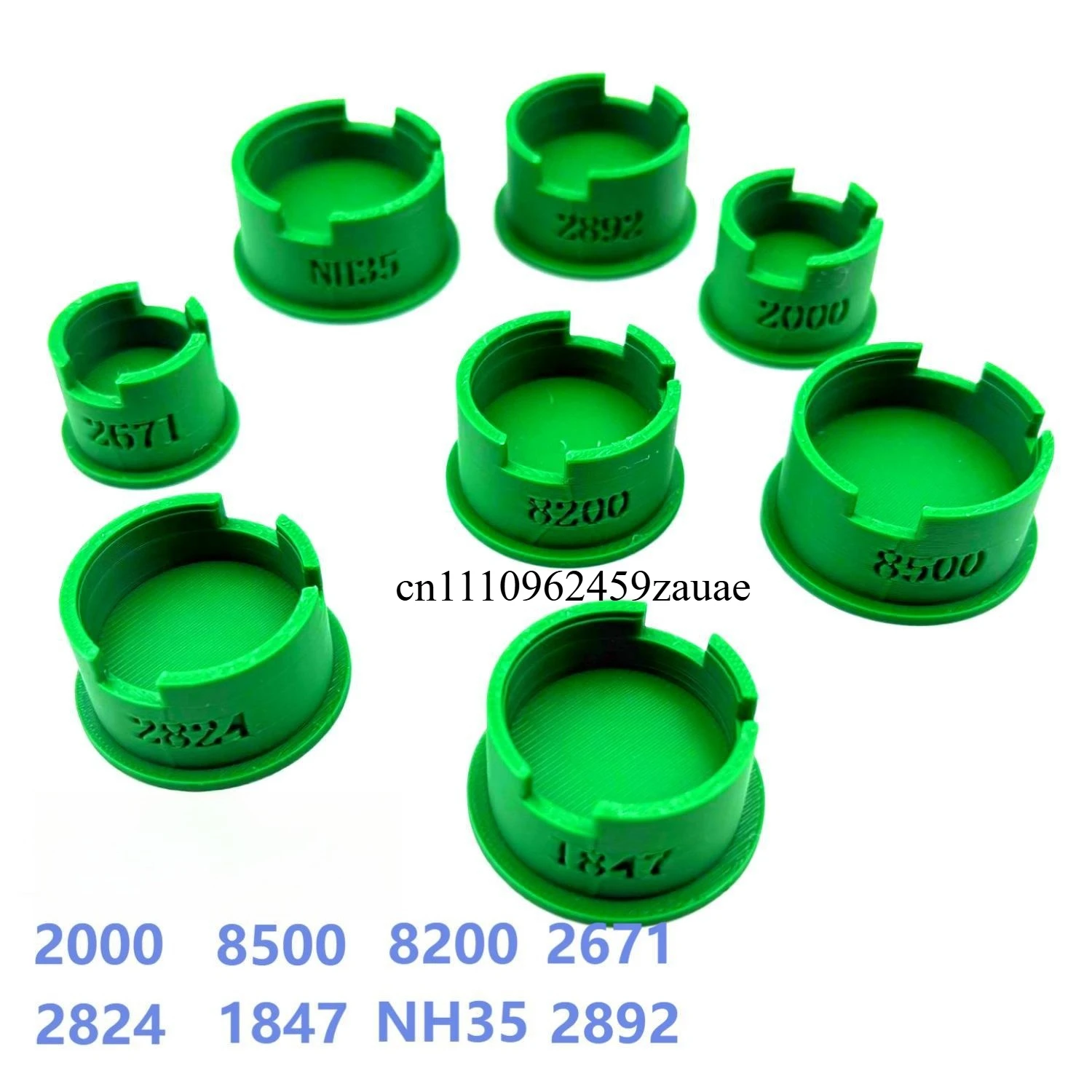 Watch repair tool, watch tool, movement holder, plastic, set of 8 2824 2836
