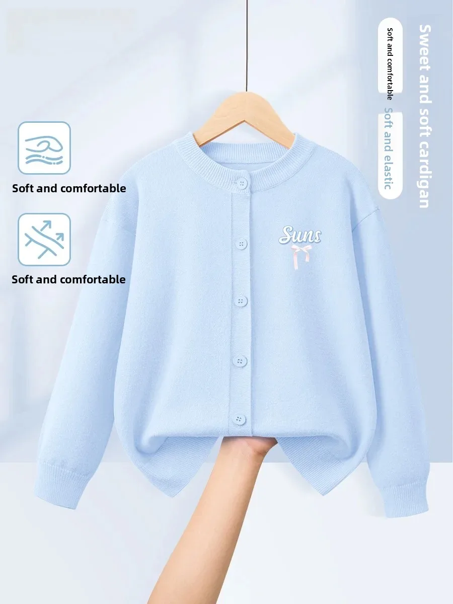 tangshi-kids-sweater-cardigan-casual-thin-outerwear-for-girls-ages-2-14-autumn-fashion-soft-comfortable-knitted-long-sleeve